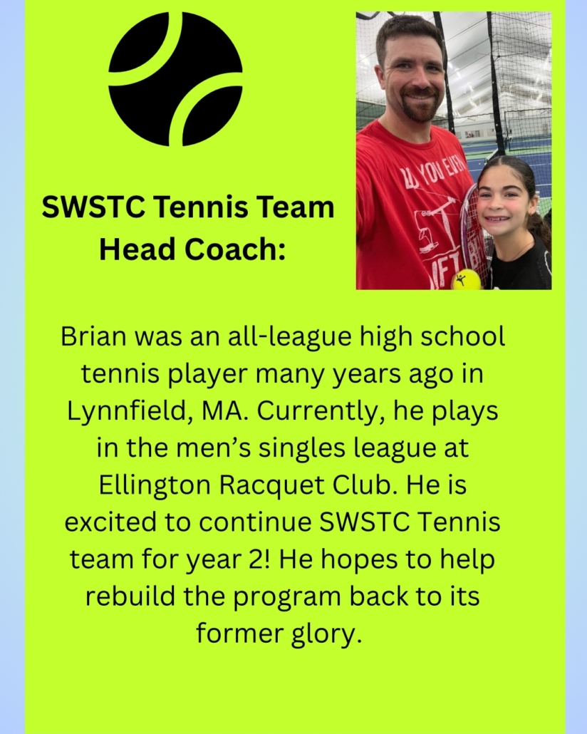 Green and White Tennis Club Social Media Graphic - Tennis Club Post