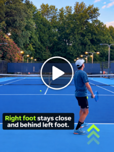 Tennis Tip for Pinpoint Stance Serve