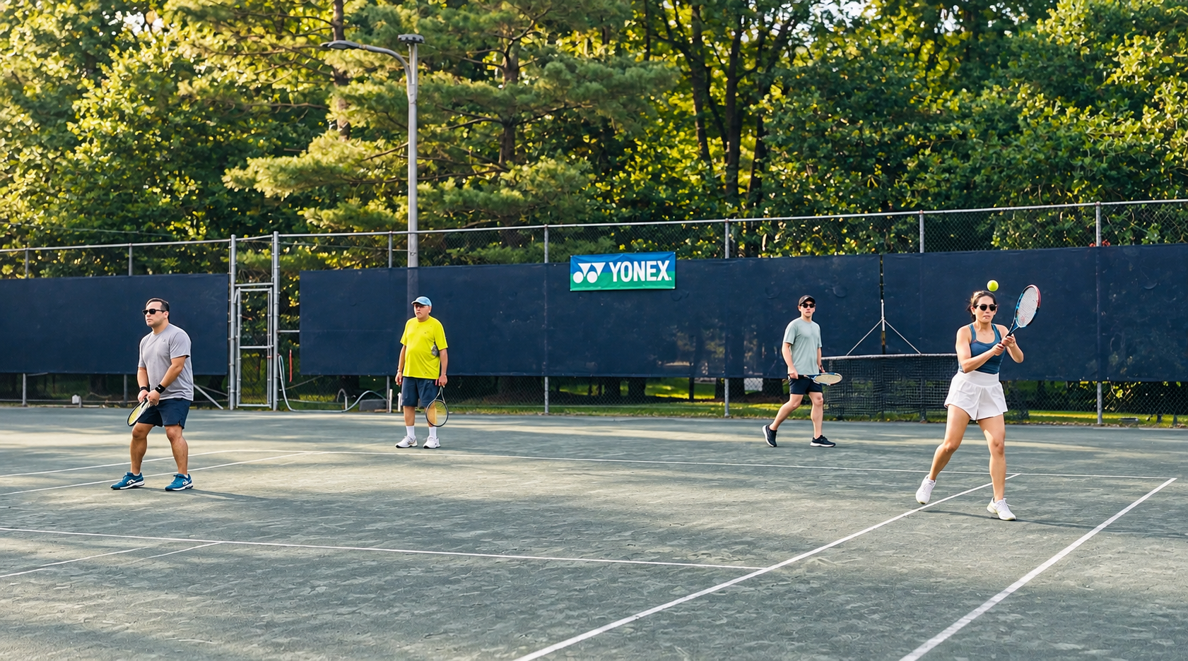 Adult tennis lessons
