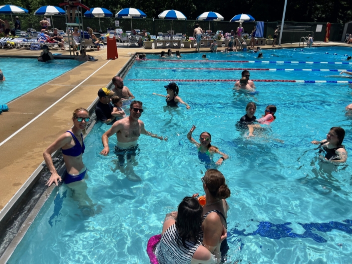 Waving in the water