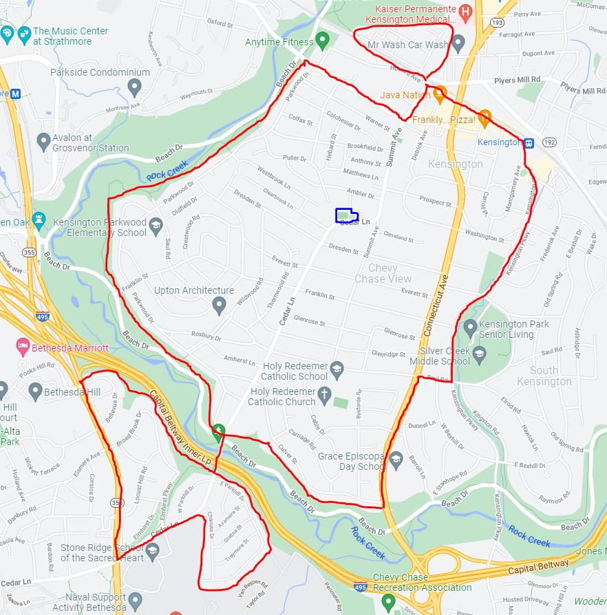 CedarbrookGraphic Boundary Map