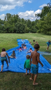 Summer Camp Picture Slip n slide