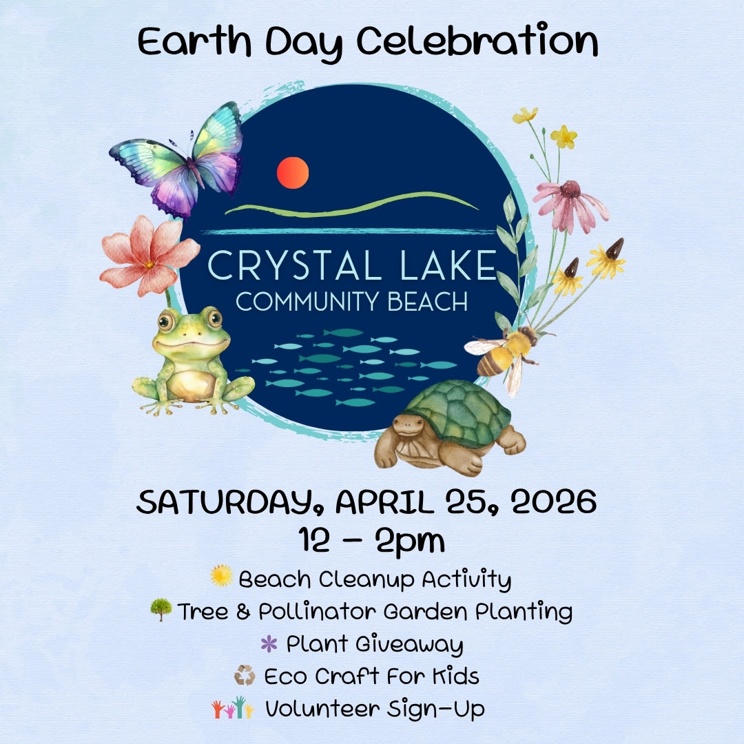 Crystal Lake Community Beach Earth Day 2026