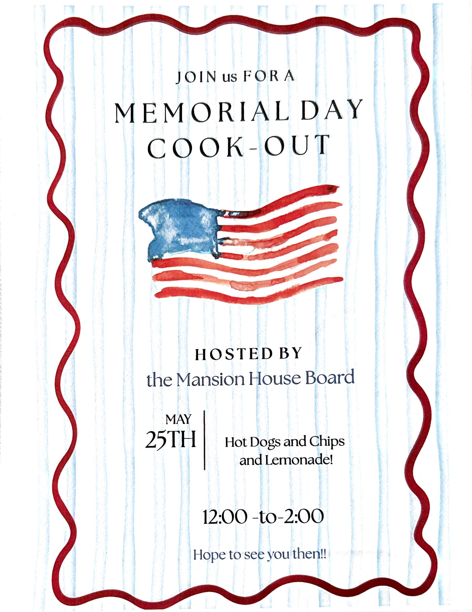 Memorial Day Cook-out