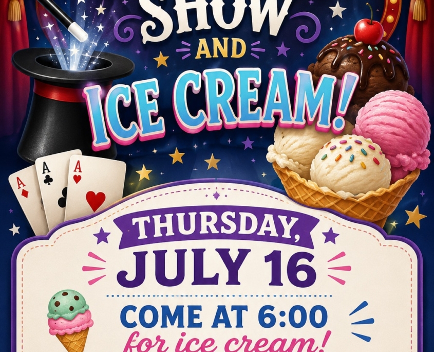 Magic Show and Ice Cream 2026