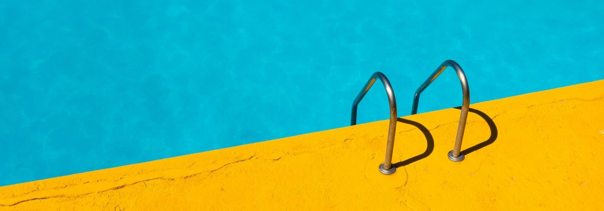 yellow painted concrete